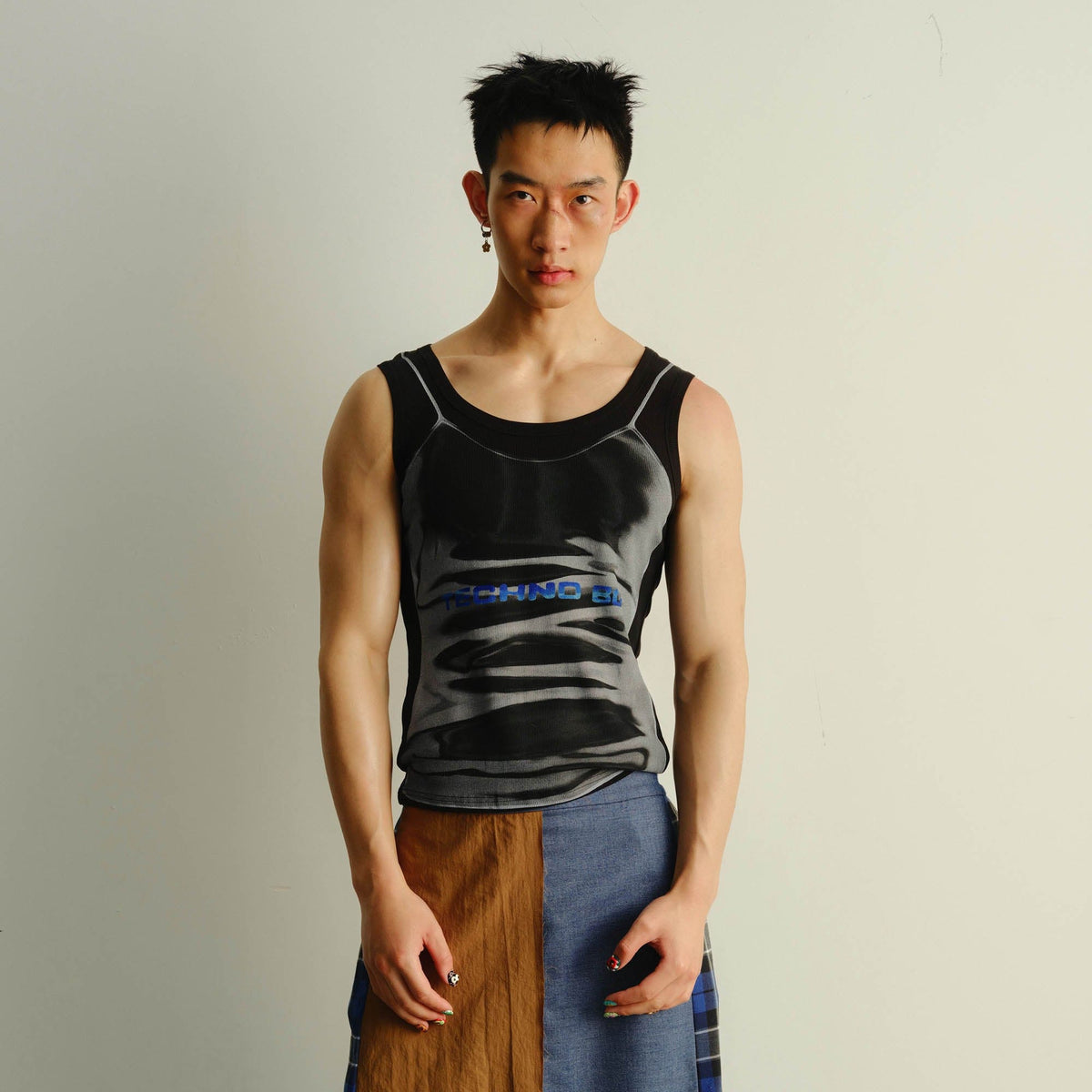 KADAKADA Technoboy Faux-Layer Tank Top
