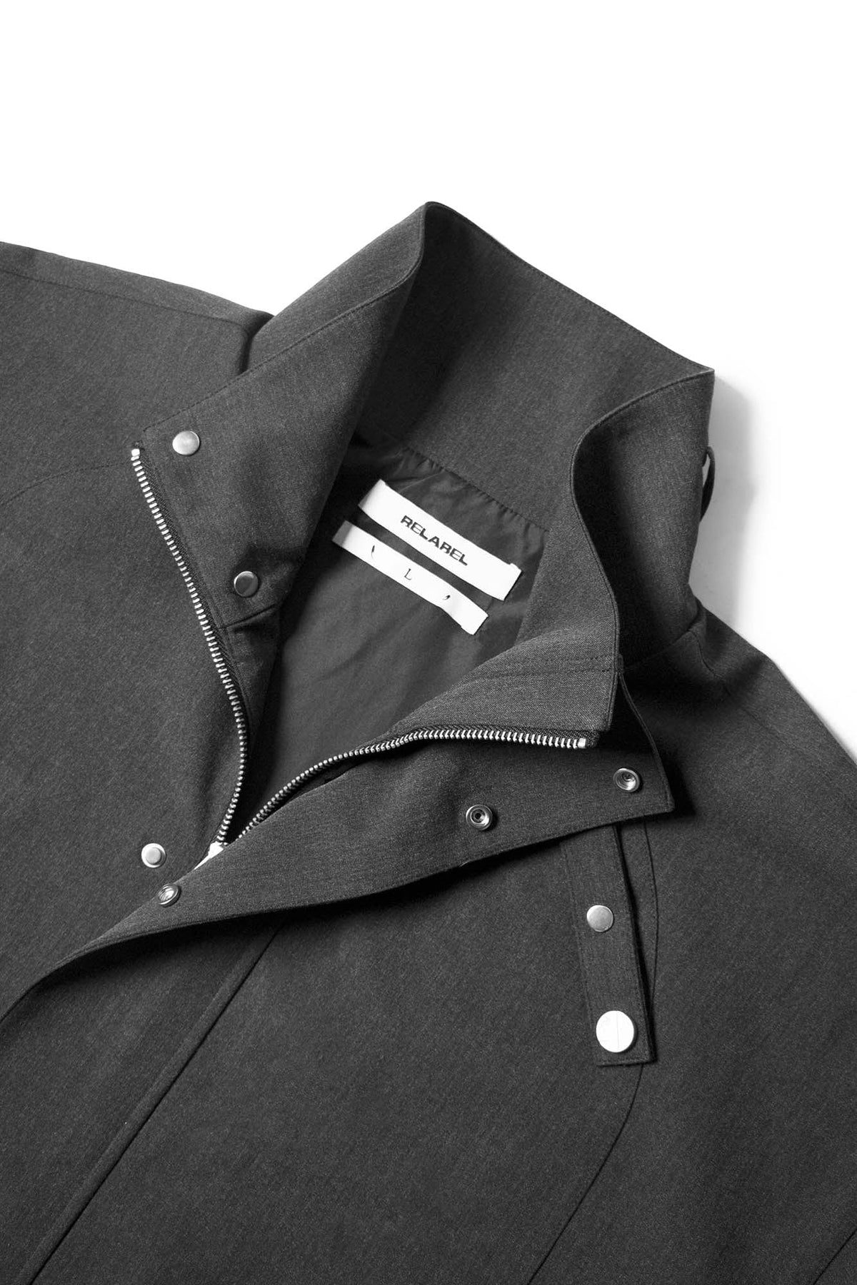 RELABEL The Relief Essential Crinkled Turtleneck Jacket