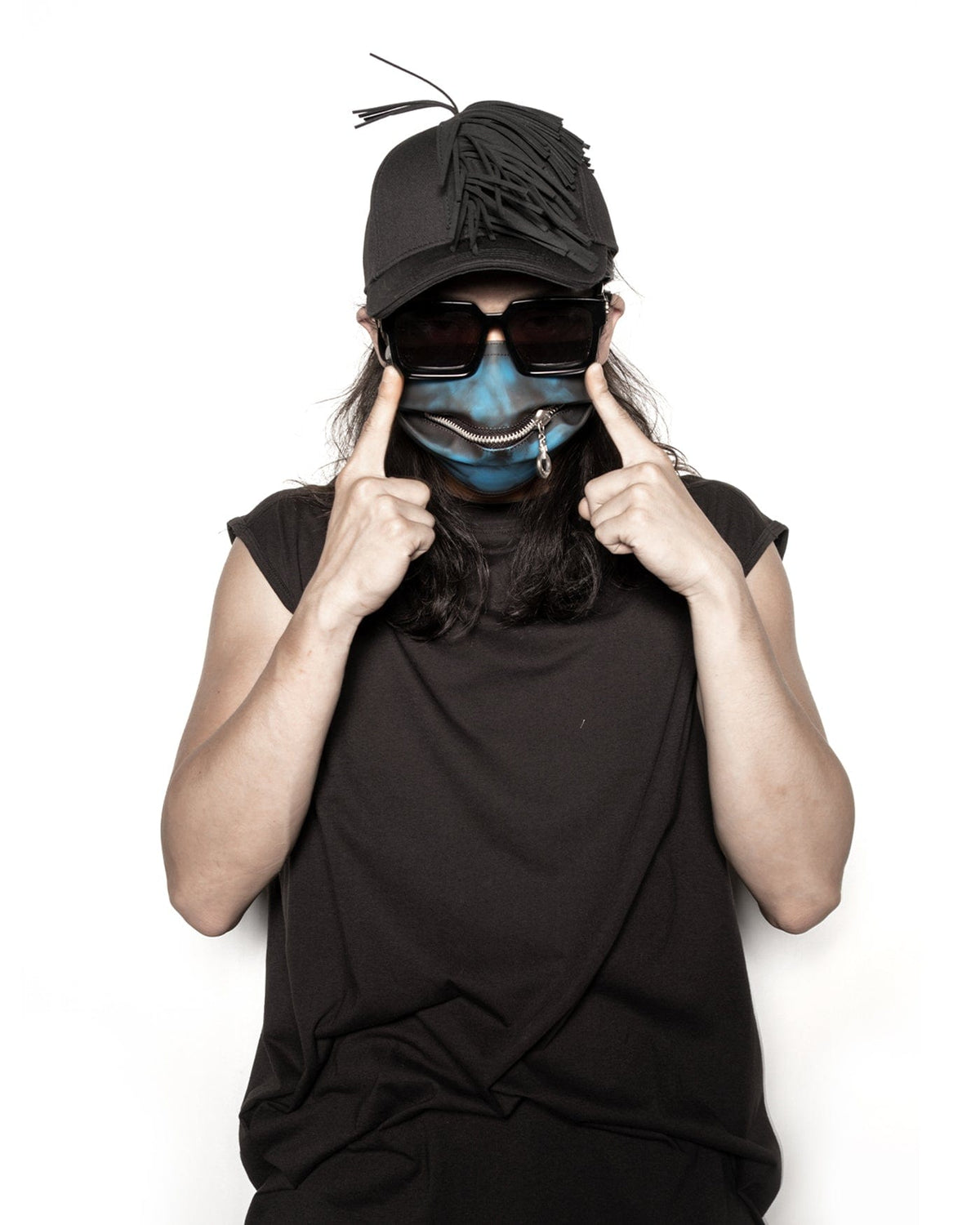 INSIDE OUT Zipper Rivet Mask