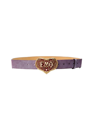 EMO Heart-Shaped Buckle Belt