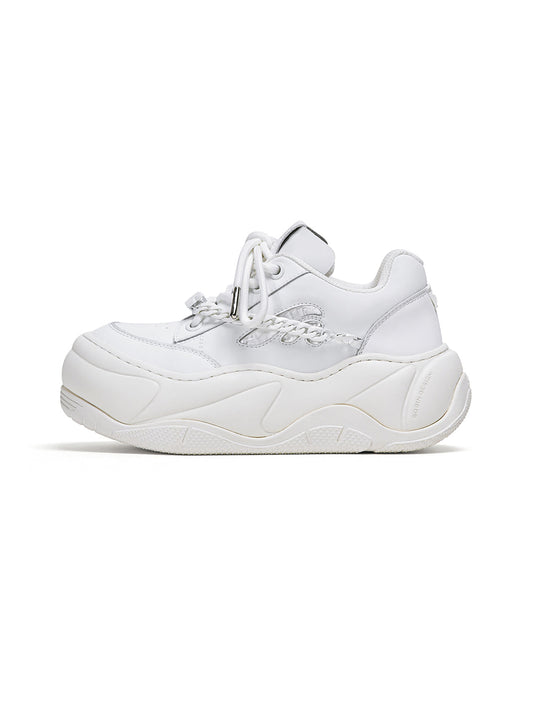 Black WiFi 2.0 Detachable Chain Chunky Sneakers