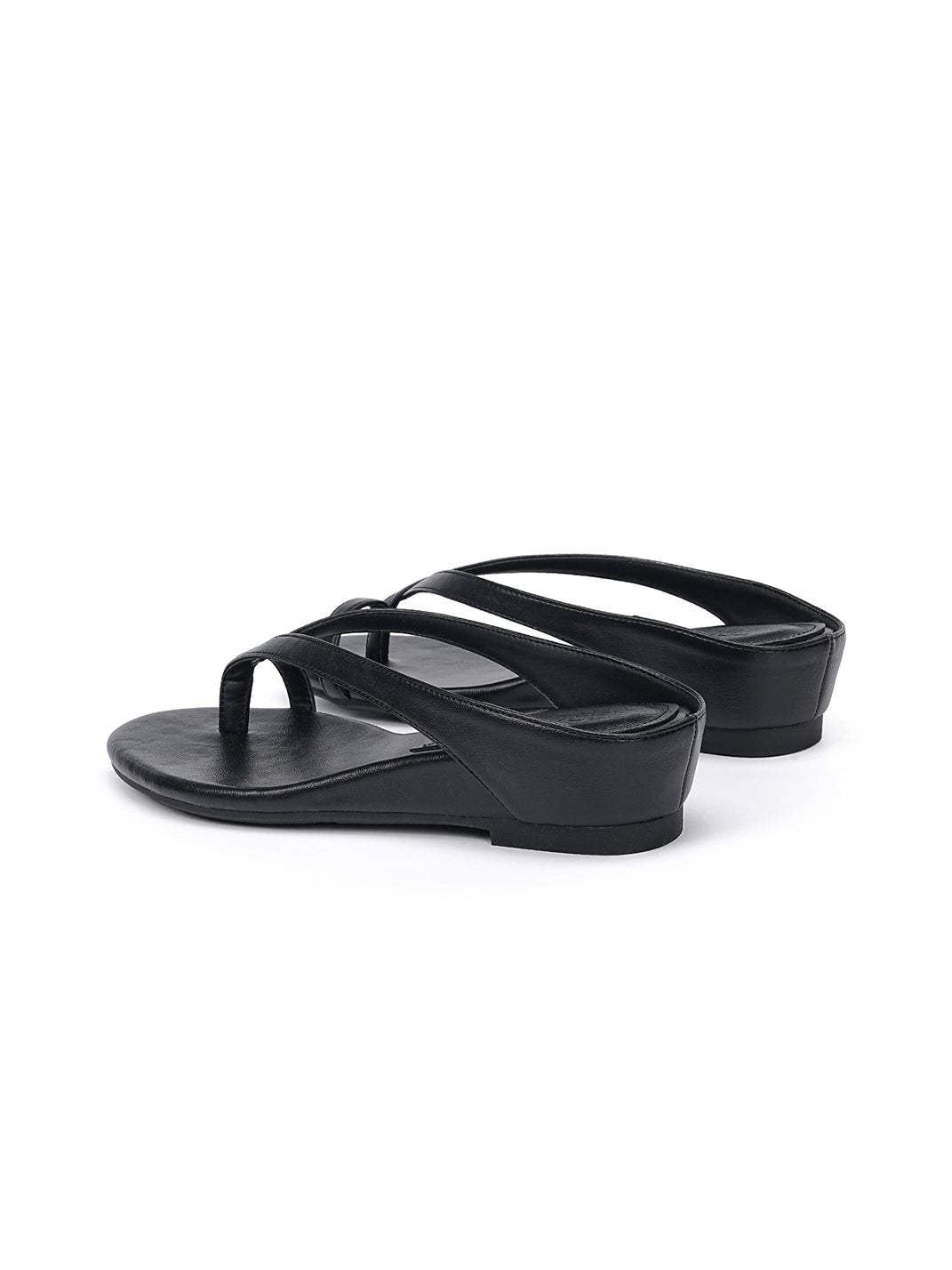 Toe Ring Wedge Flip-Flop Sandals