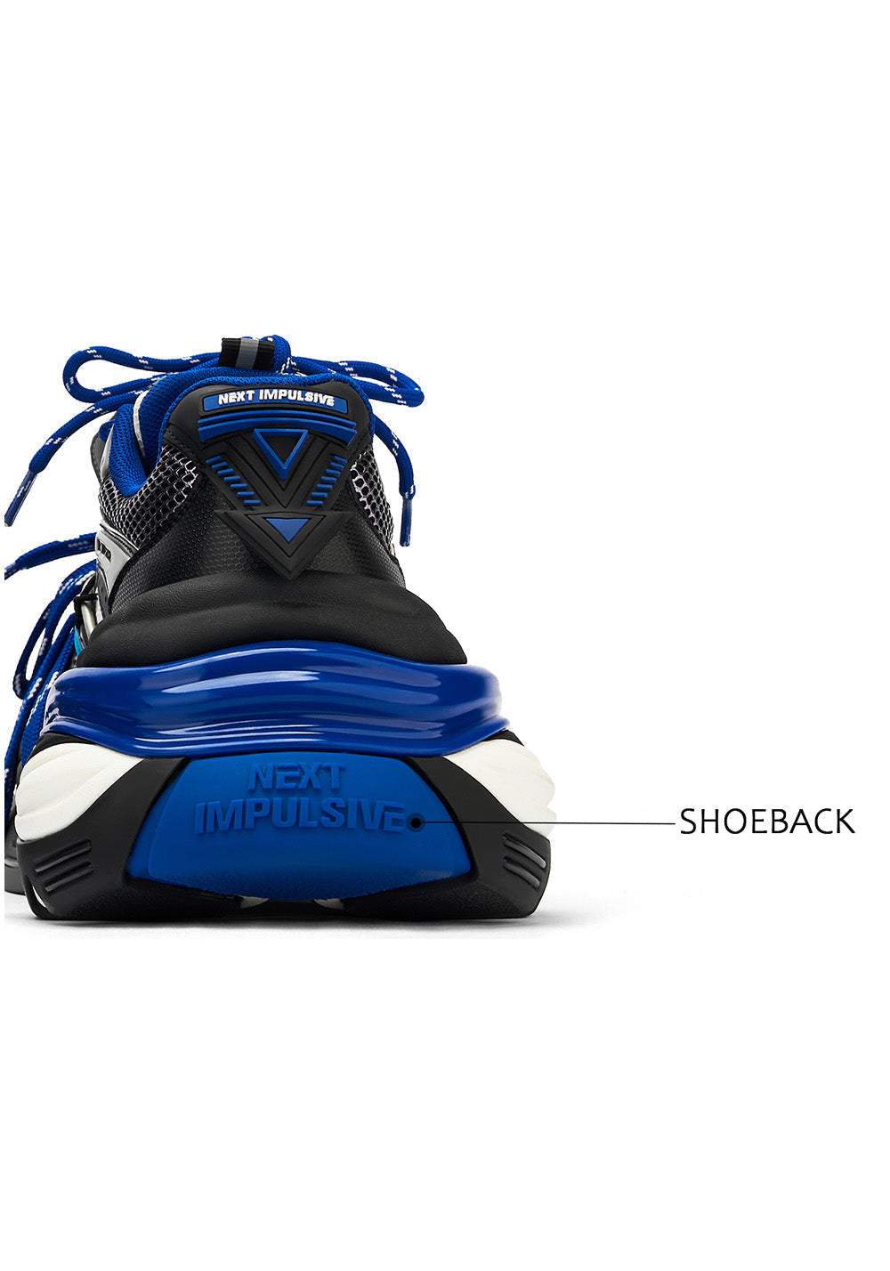 Blue Power Platform Sneakers