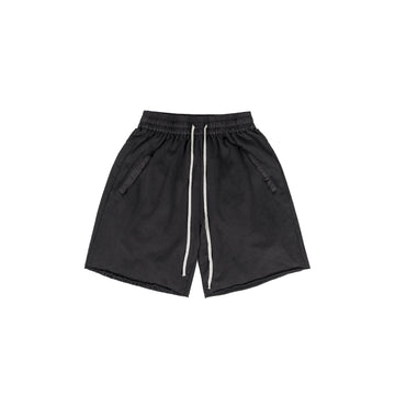 UNDERWATER Raw Edge Hem Sweat Shorts