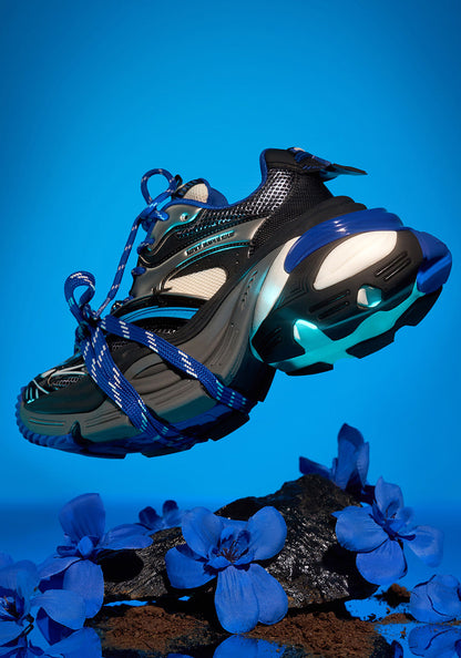 Blue Power Platform Sneakers