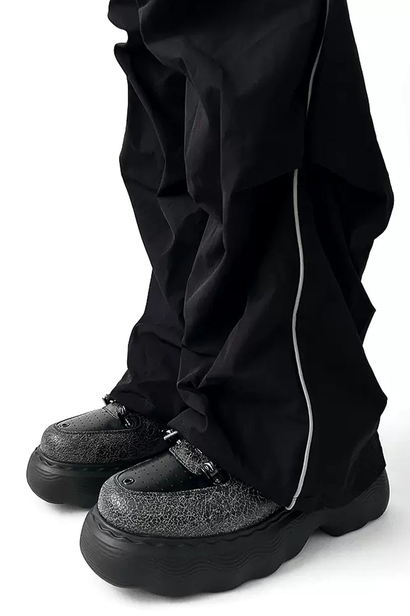 Punk Black Chunky Dad Sneakers