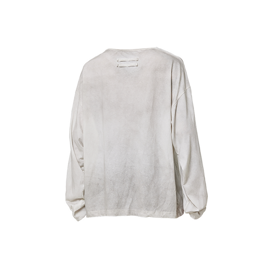 RELABEL Distressed Graphic Long-Sleeve Tee