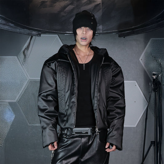 SSIN7 Tactical Padded Armor Hooded Jacket