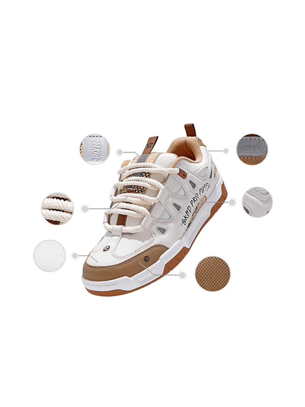 Retro High-Top Chunky Platform Sneakers