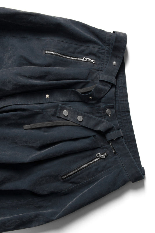 RELABEL Velour Zip-Hem Oversized Jeans