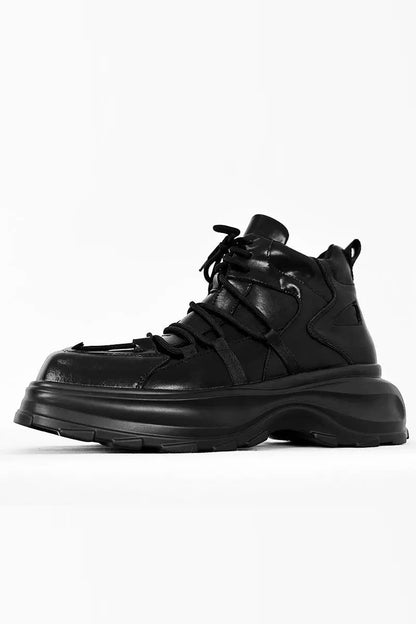 Leather Chunky Martin Boots - EU Only