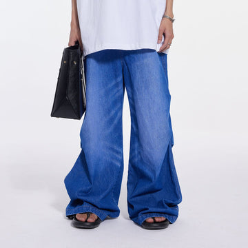 WHISTLEHUNTER Triple Washed Drape Jeans Blue