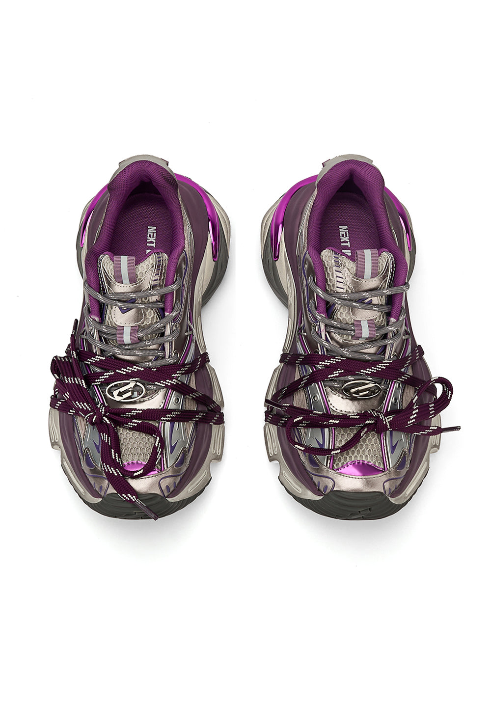 Purple Power Platform Sneakers