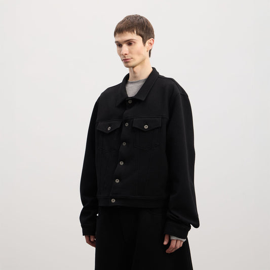 DND4DES Wool-Blend Button-Up Utility Jacket