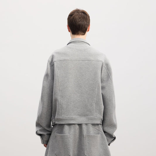 DND4DES Wool-Blend Button-Up Utility Jacket