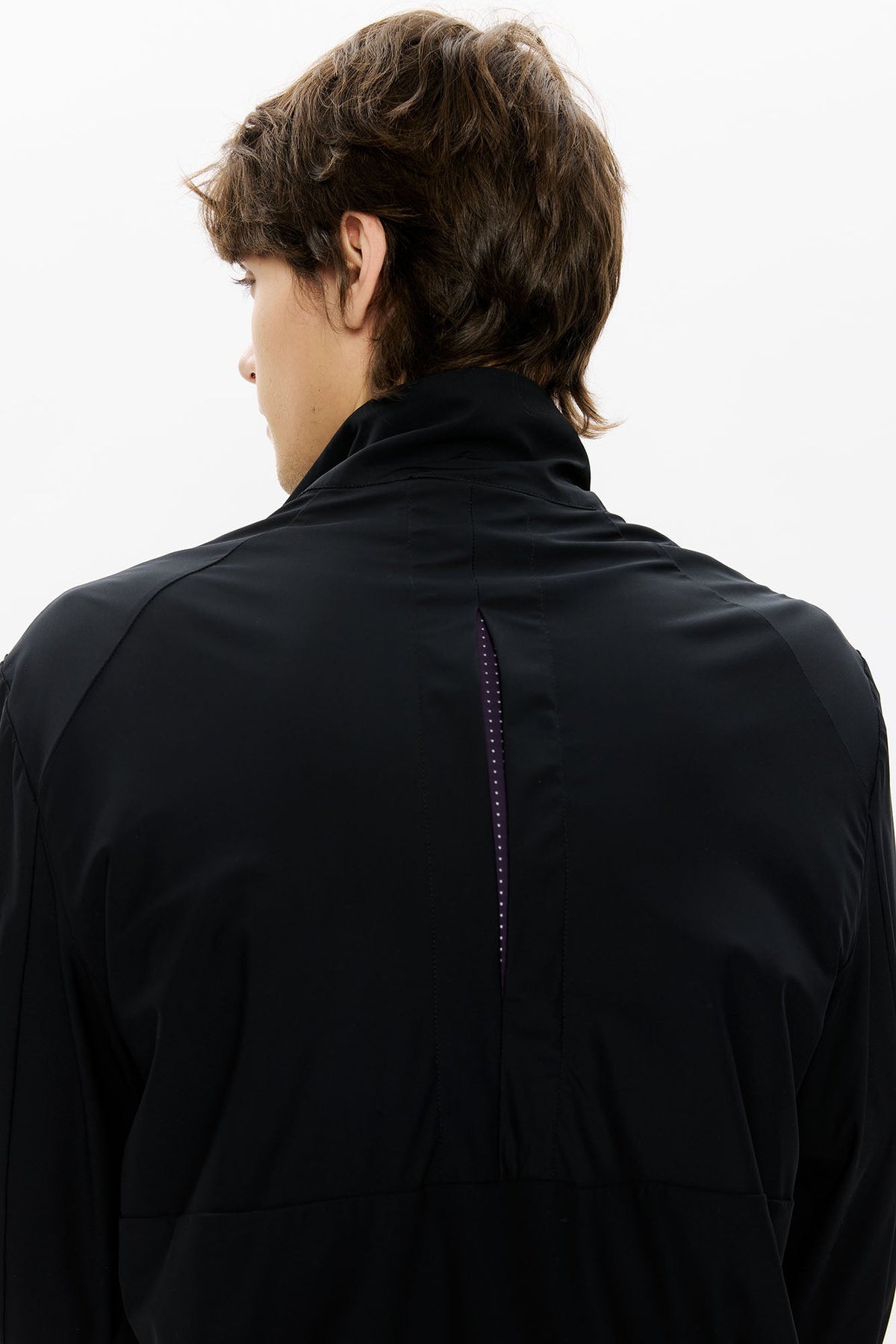 KREATE Asymmetrical Double-Zip High-Neck Hooded Jacket