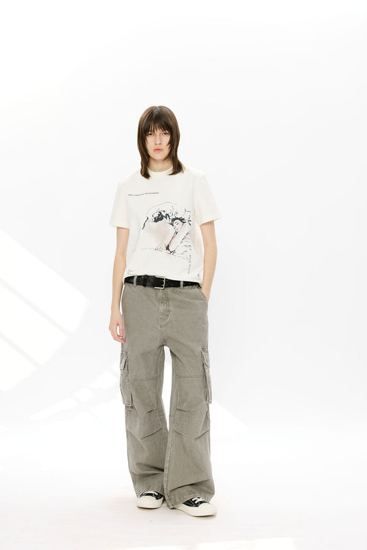 KREATE Lazy Weekend Graphic Sorona Quick-Dry Tee