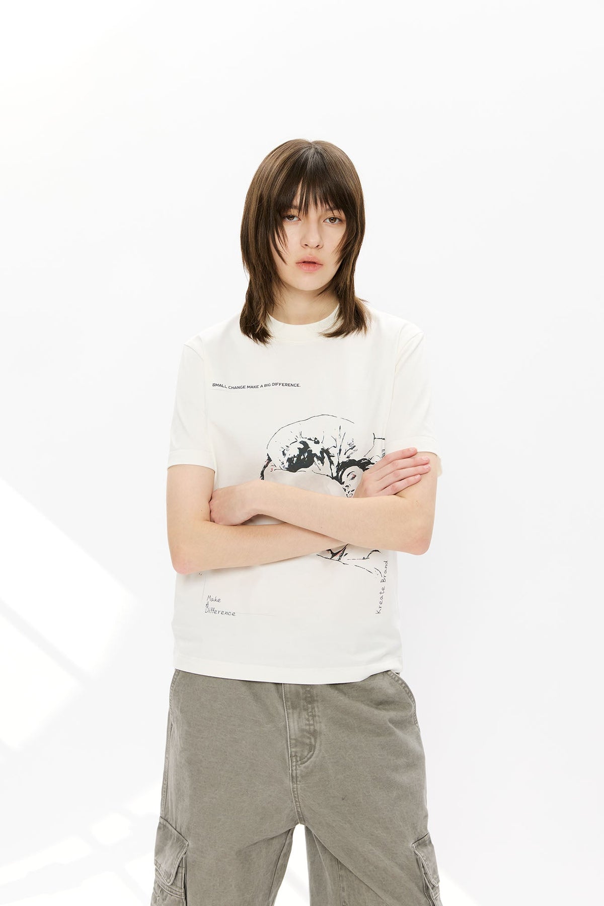 KREATE Lazy Weekend Graphic Sorona Quick-Dry Tee