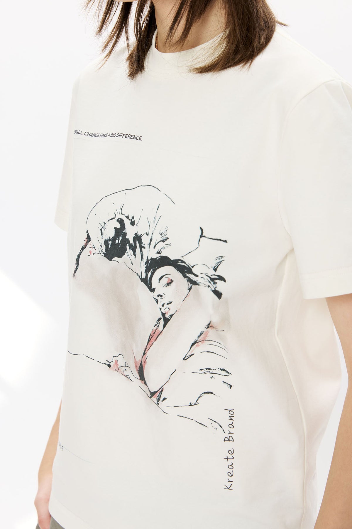 KREATE Lazy Weekend Graphic Sorona Quick-Dry Tee