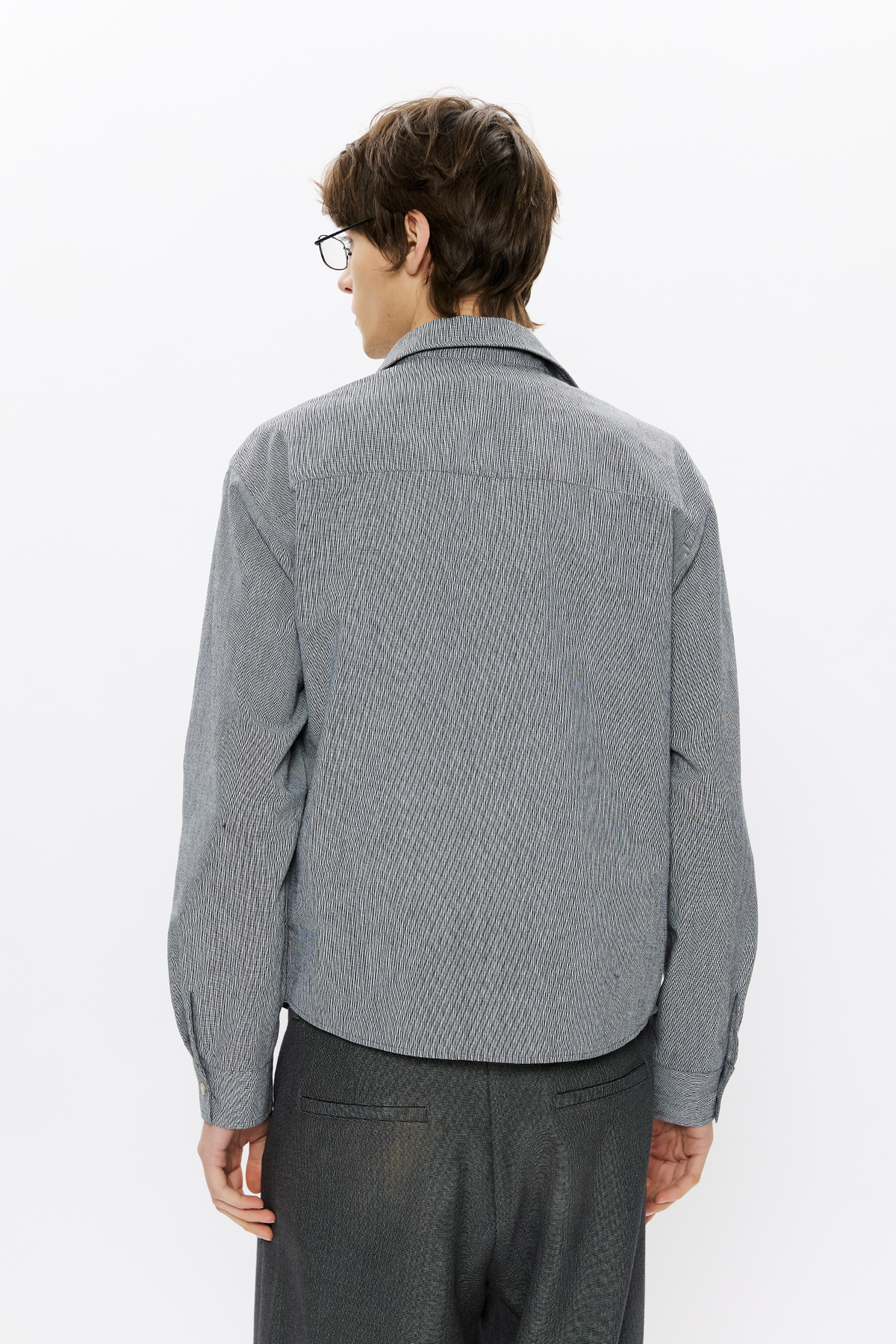 KREATE Linen Layered Check Shirt