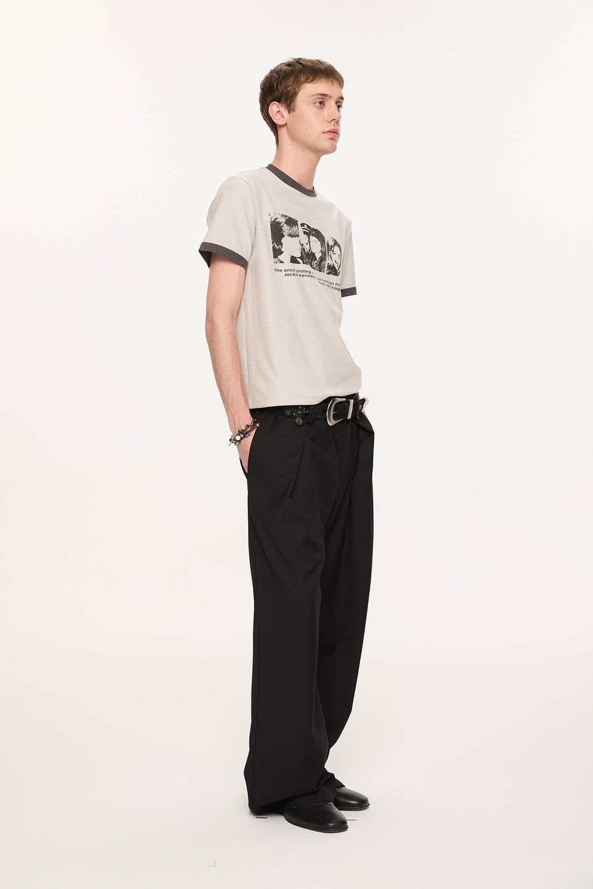 KREATE Inverted Pleats Wide-Leg Trousers