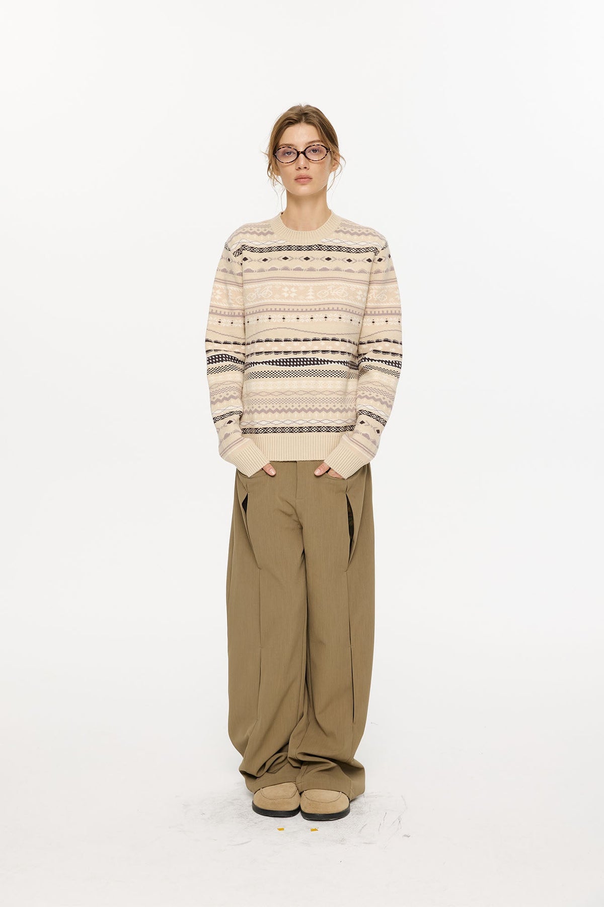 KREATE Classical Fair Isle Sweater