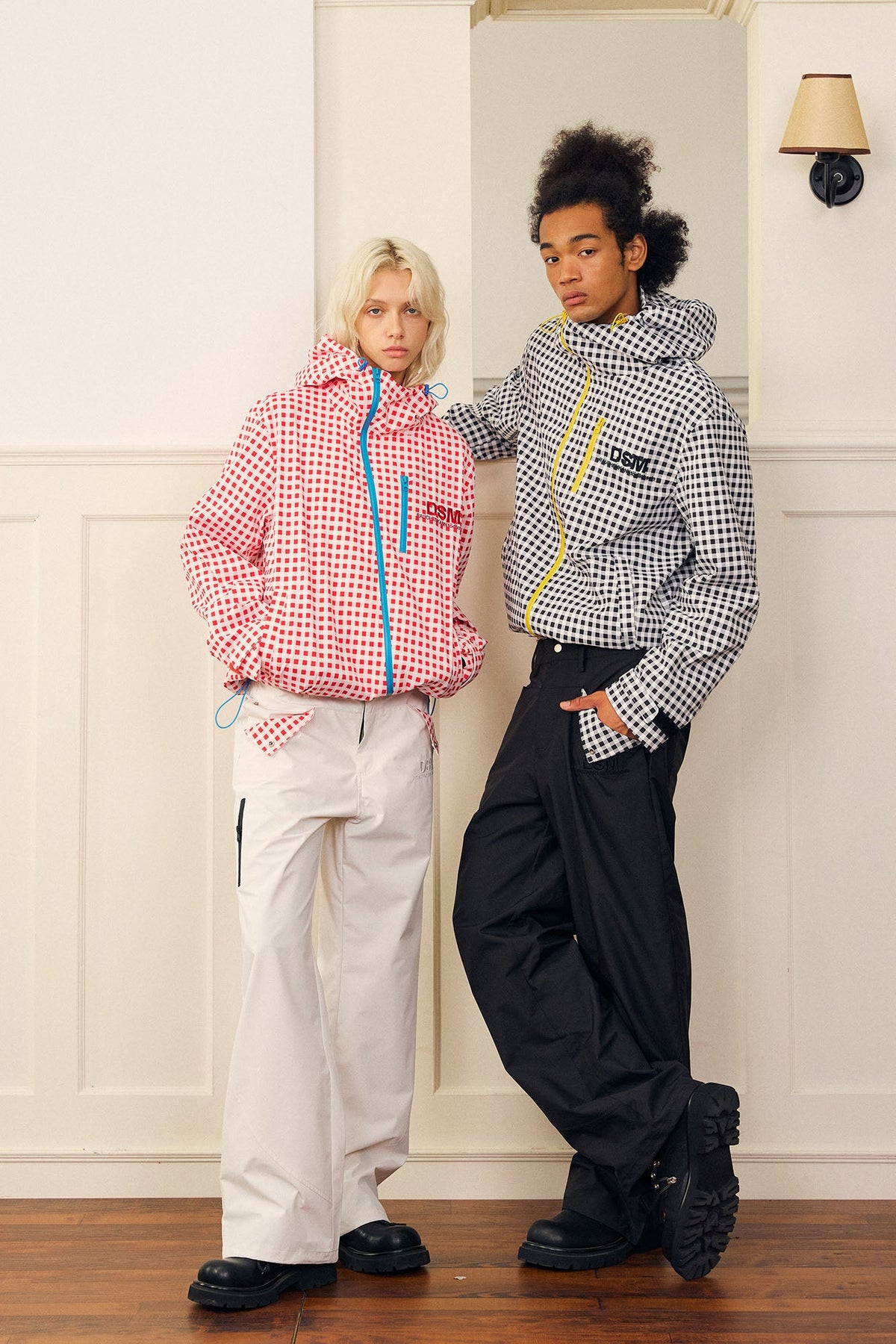 DONSMOKE Check Pocket Teflon Windproof Pants