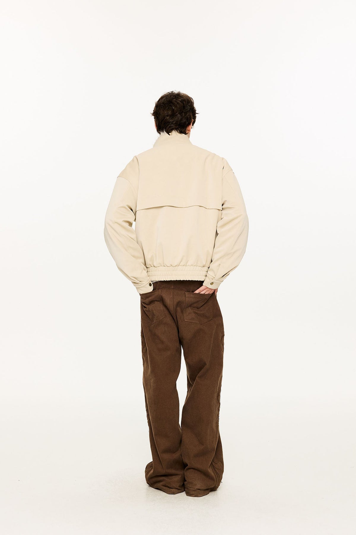 KREATE Faux Fur Lining PU Jacket