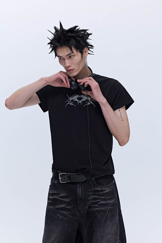 SAVAGEGROWTHWORLD Diamond Thorned Wings T-Shirt
