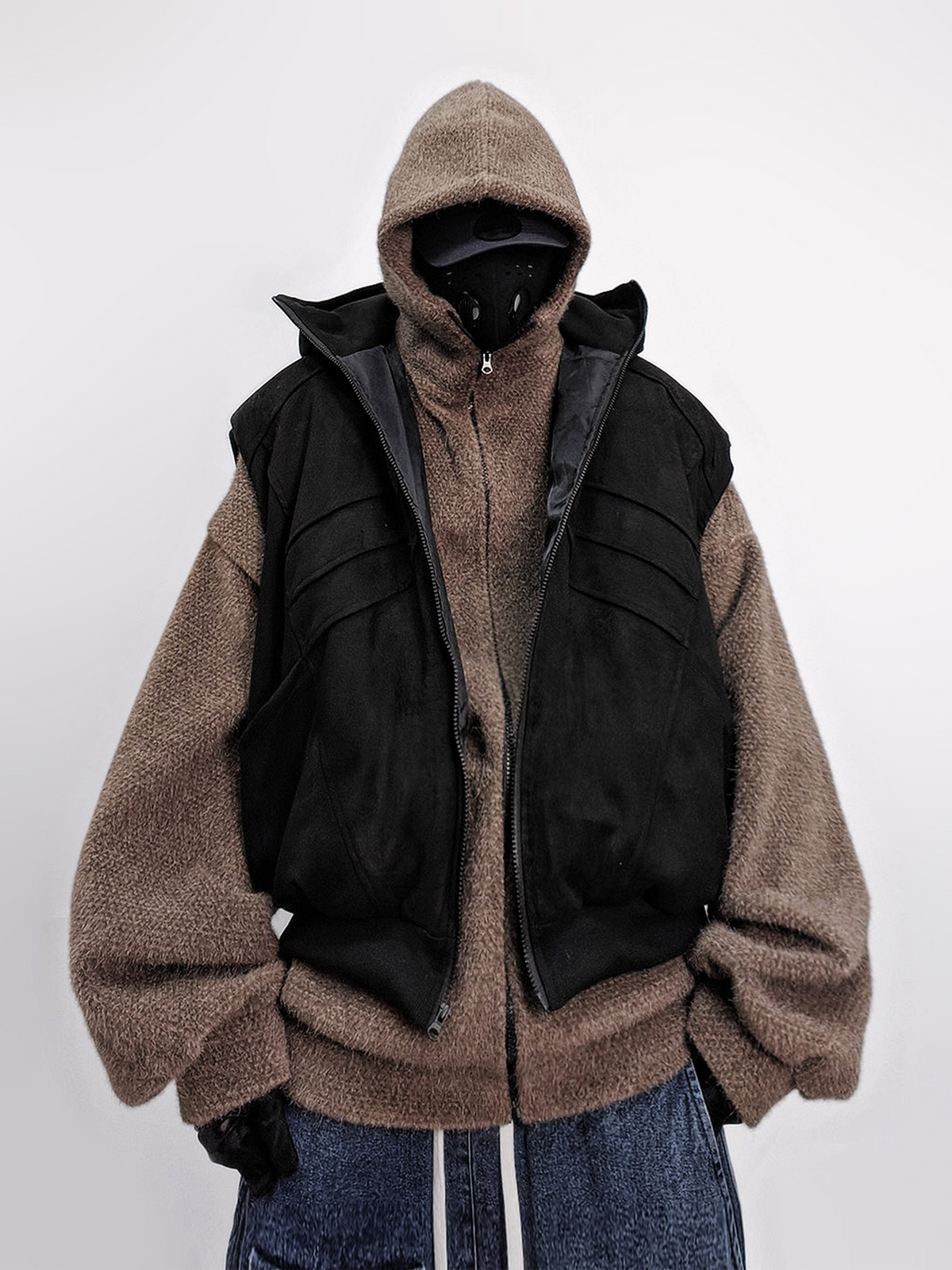 UUCSCC Retro Utility Puffer Vest & Hooded Jacket Set