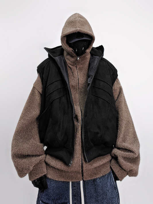 UUCSCC Retro Utility Puffer Vest & Hooded Jacket Set
