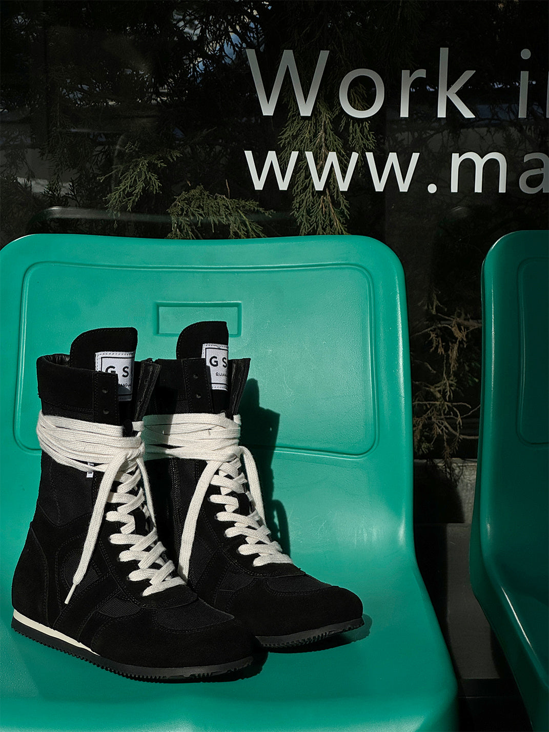 Black Knockout Hybrid Boxing Trainer Boots