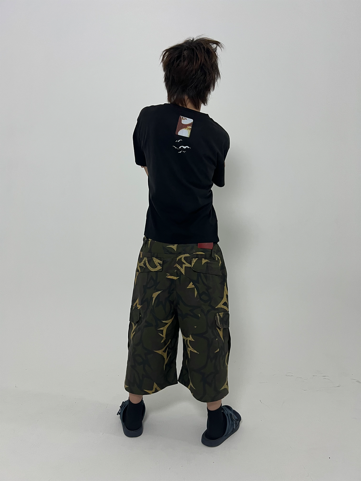 TECNINEGROUP Thorn Star Waxed Camo Shorts
