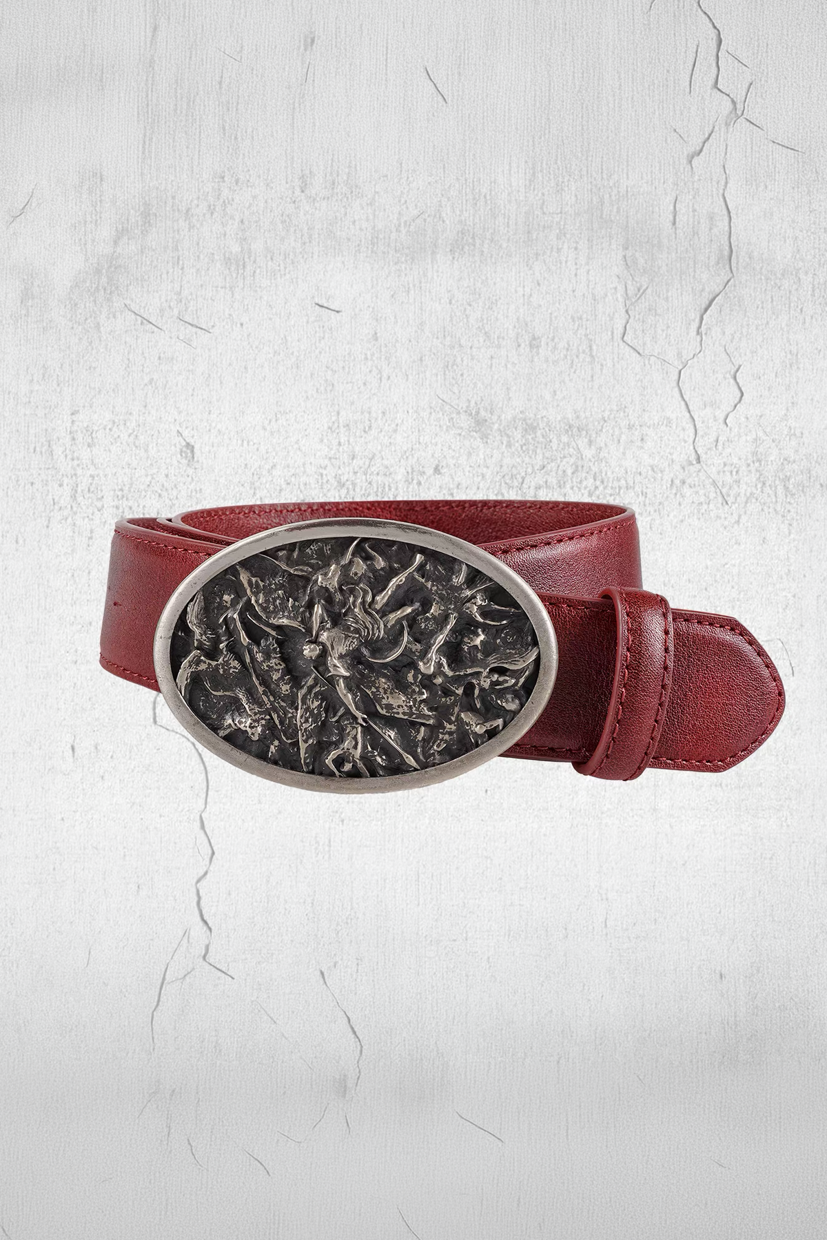 UNDERWATER Lucifer Buckle Calf Leather Belt