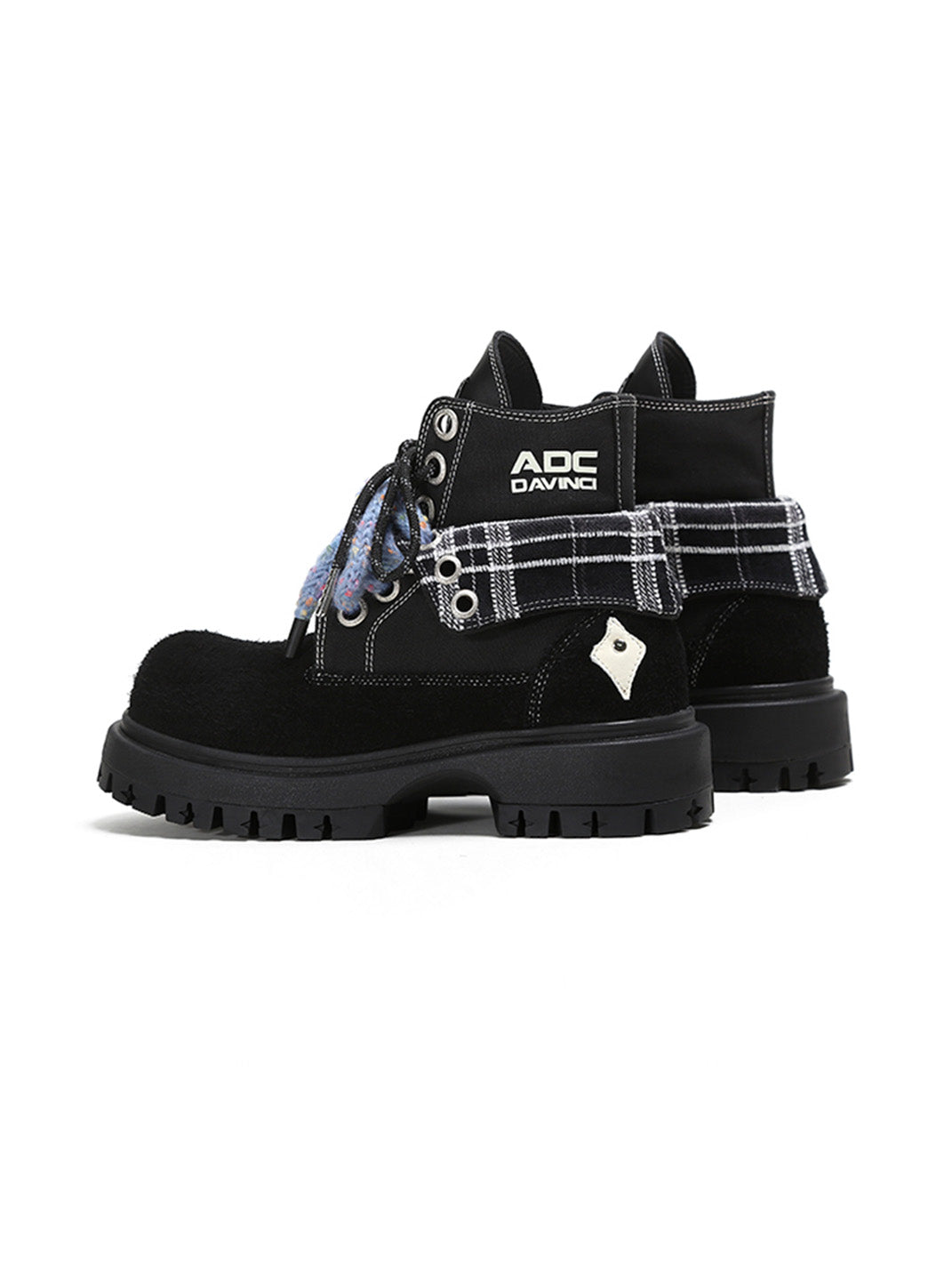 Black Stardust Oversized Boots