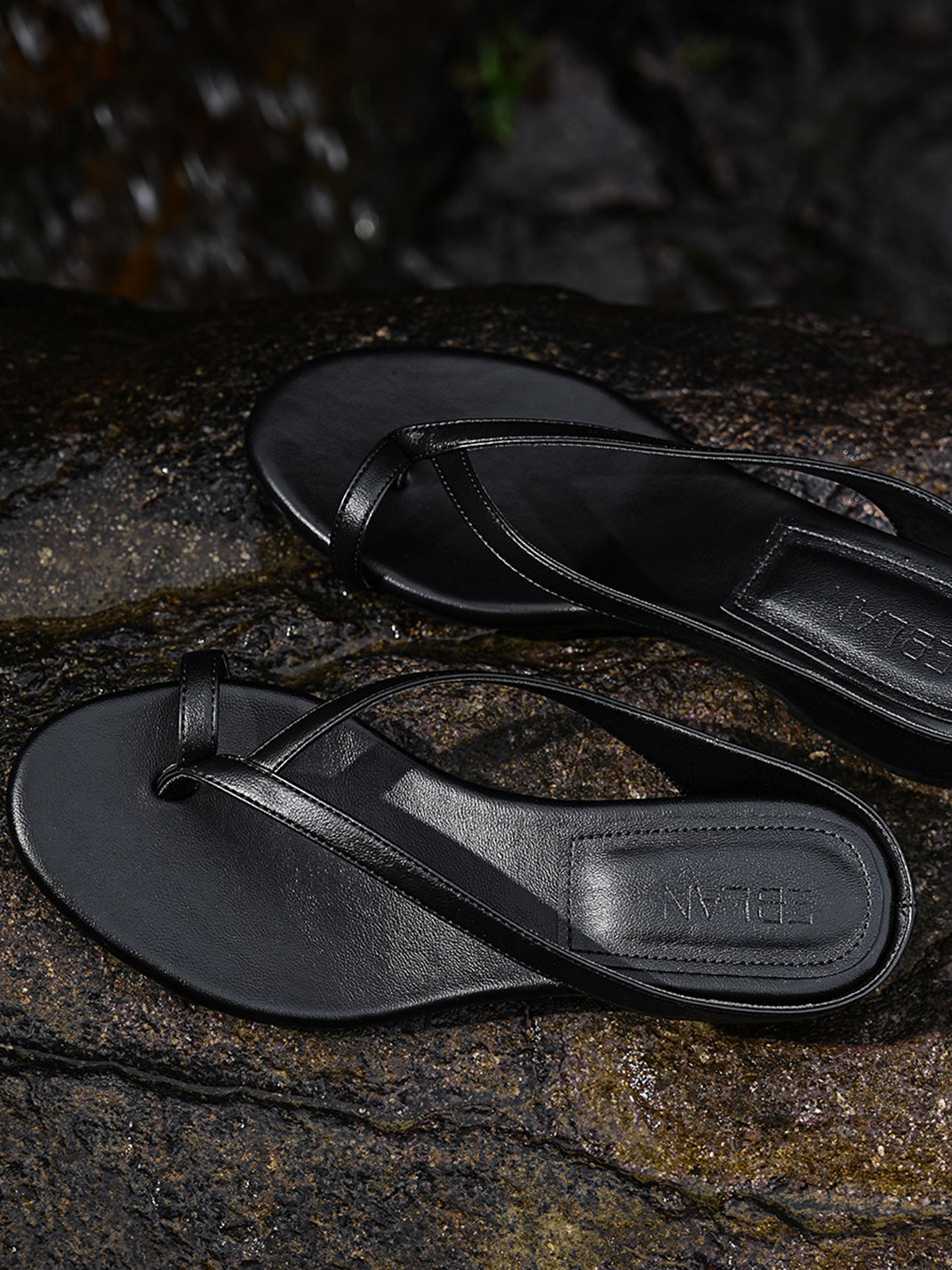 Toe Ring Wedge Flip-Flop Sandals