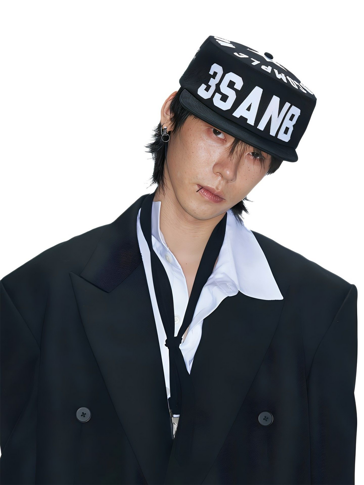 SANB LOGO Patch Pillbox Cap