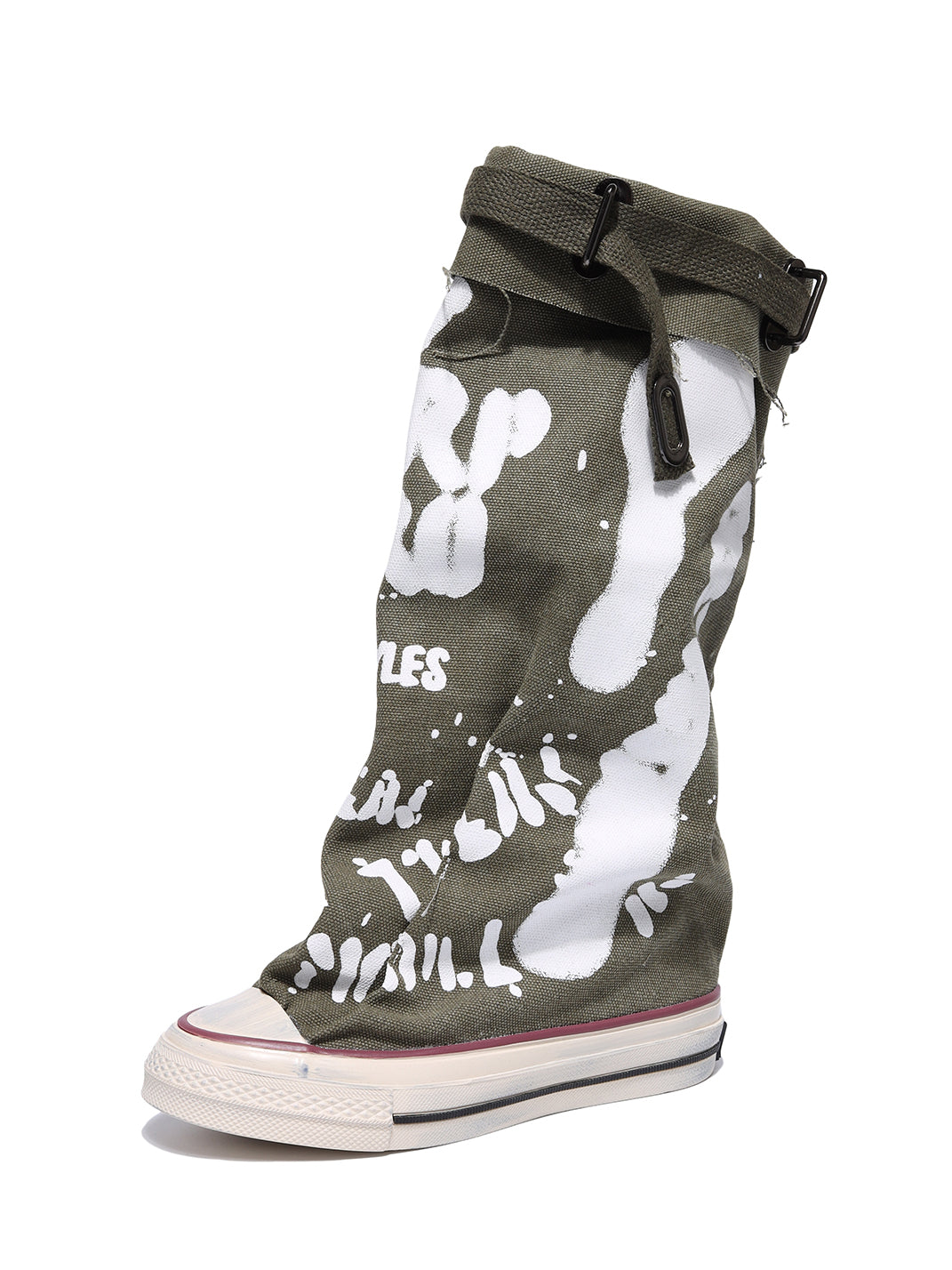 Desert Chunky Platform Lace-Up Tall Boots