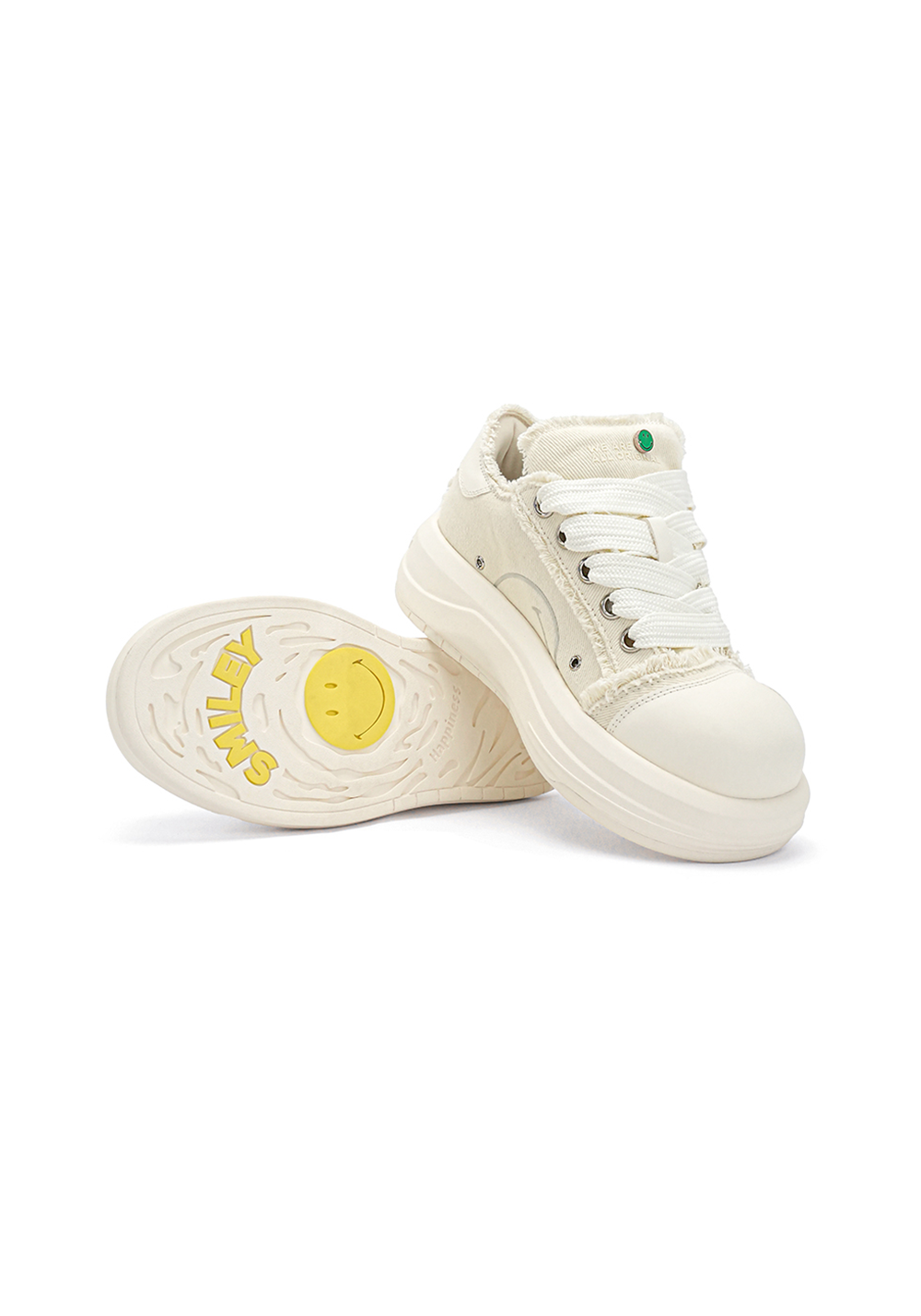 White Beluga Platform Skate Sneakers