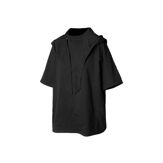 RELABEL Detachable Hood Raglan T-Shirt