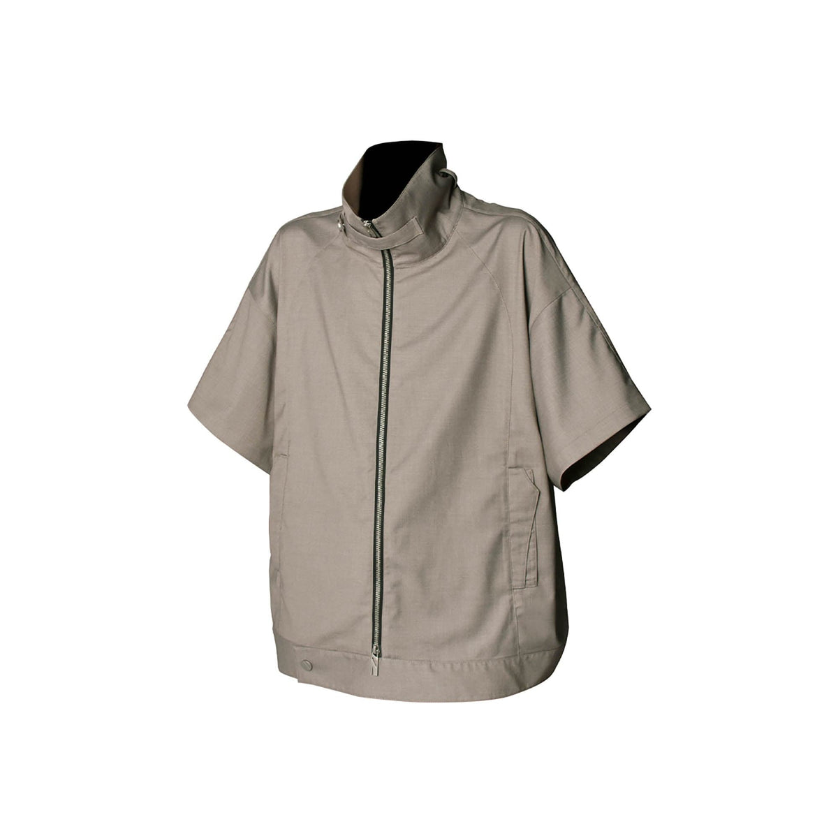 RELABEL Utility Stand Collar Half-Sleeve Jacket