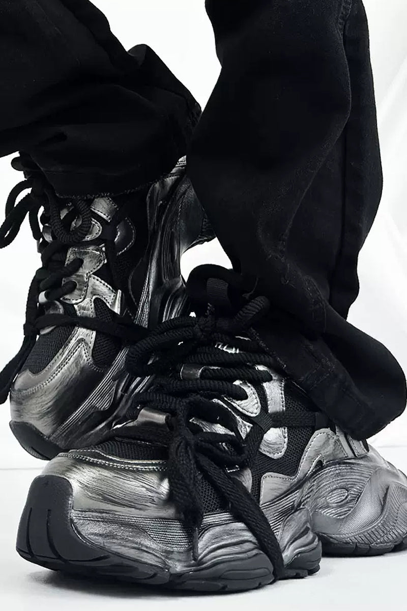 Vintage Chunky Lace-Up Dad Sneakers - EU Only