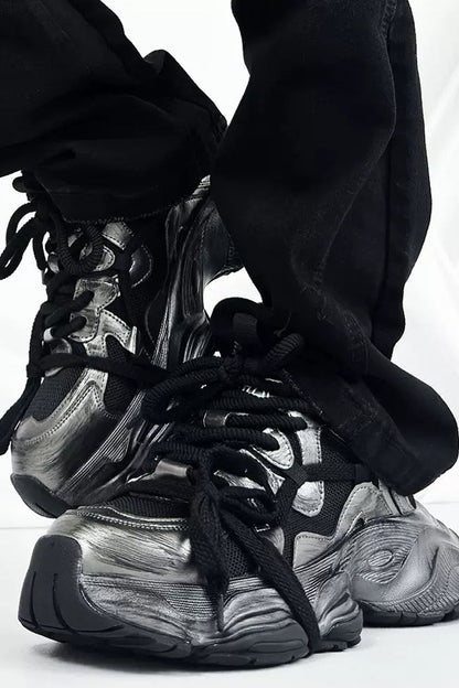 Vintage Chunky Lace-Up Dad Sneakers - EU Only