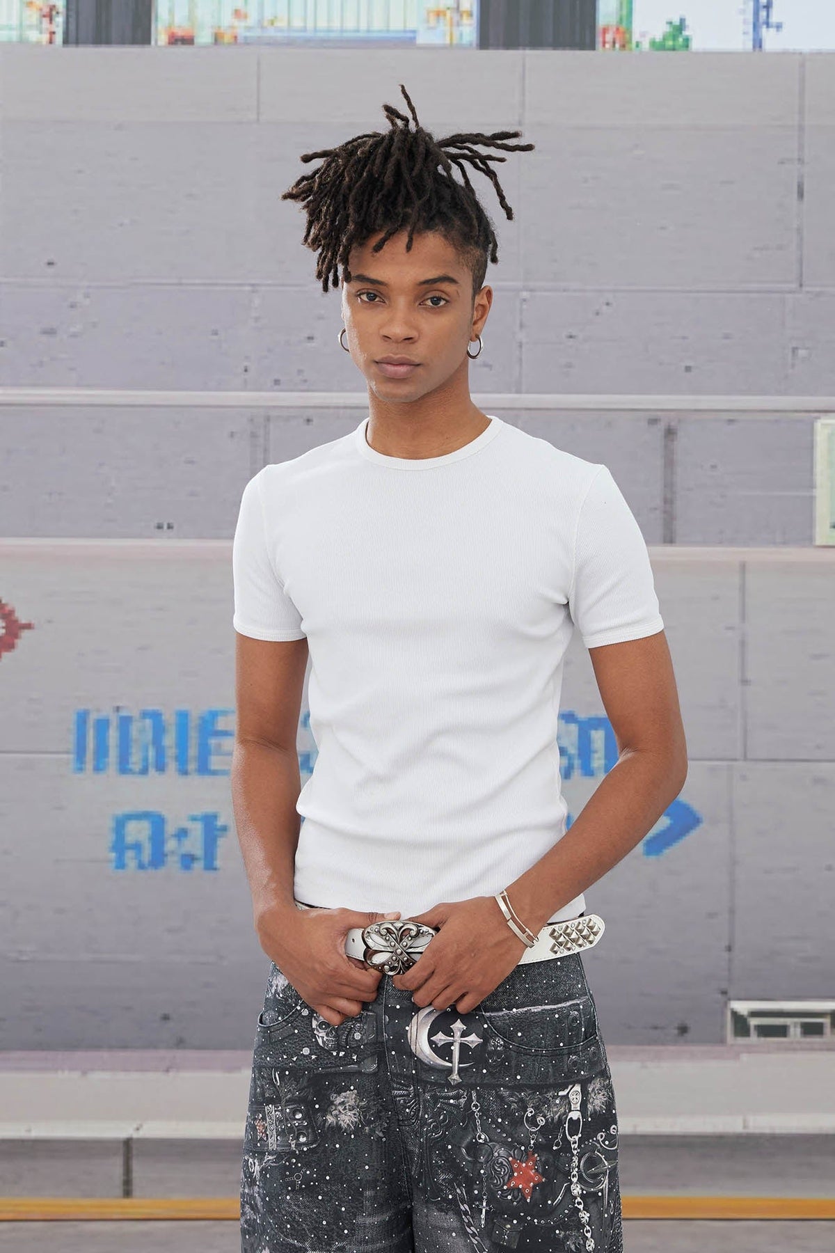 DND4DES Essential Ribbed Slim-Fit T-Shirt