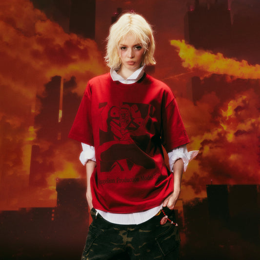 DONSMOKE x EVA Slogan Graphic T-Shirt