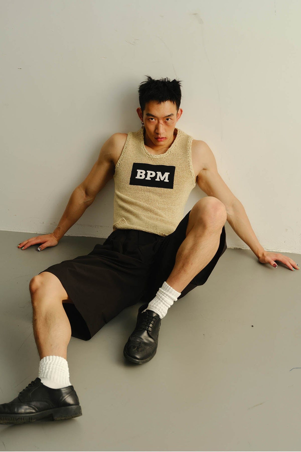 KADAKADA BPM Patchwork Knitted Vest