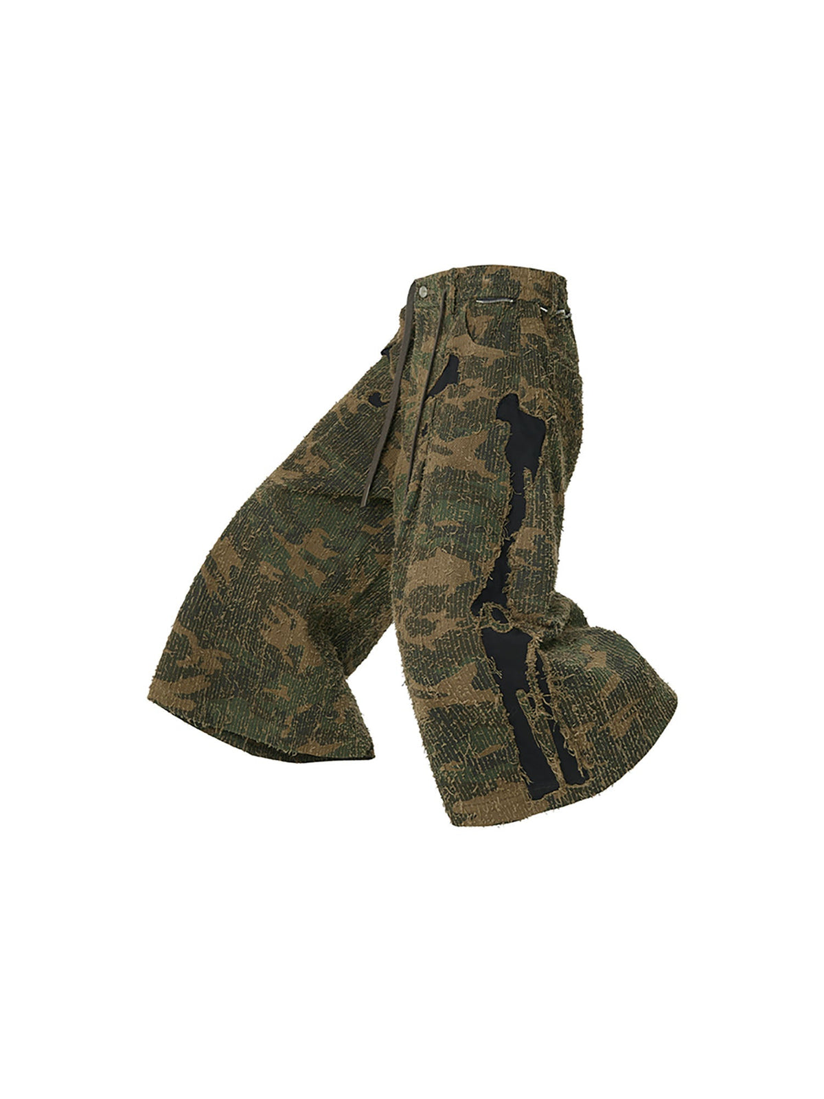 RELABEL Camo Skeleton Patch Shorts