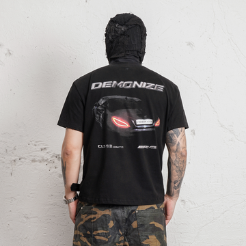 UNDERWATER Demon Eye Racing Graphic Washed T-Shirt