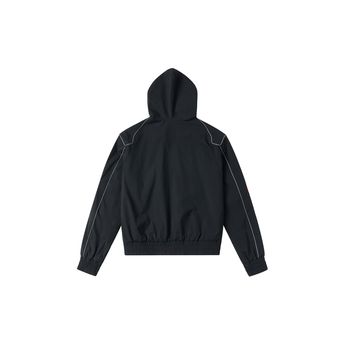 SAVAGEGROWTHWORLD Embroidered Logo Piped Hooded Jacket