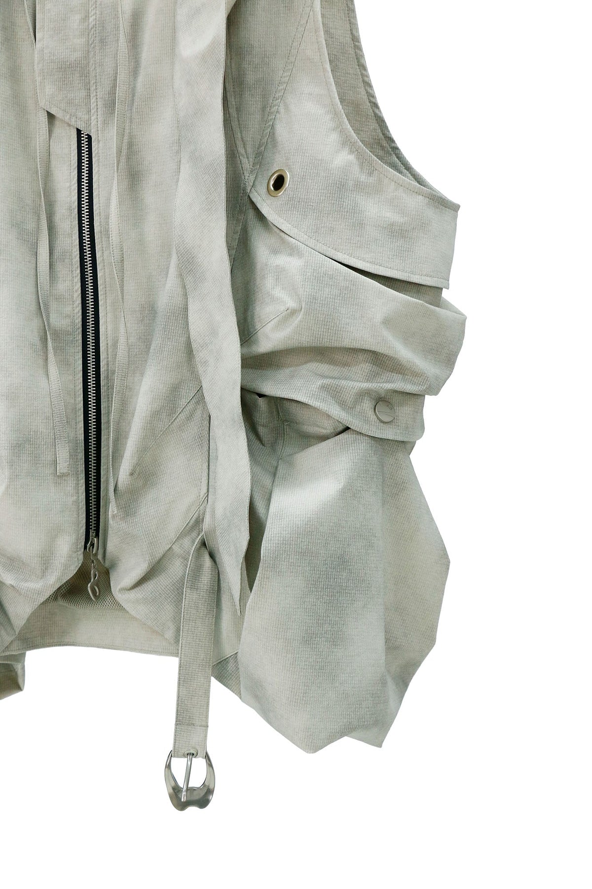 RELABEL Detachable Hood Big-Pocket Vest